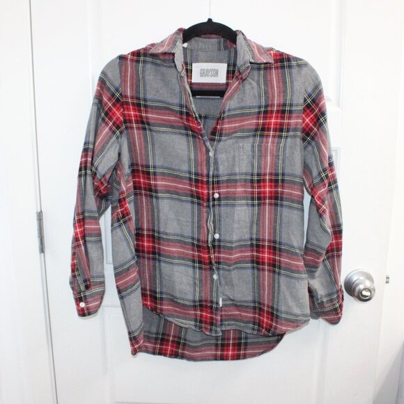 Frank & Eileen GRAYSON The Hero Button Down Plaid Size 01 XS - Picture 1 of 3